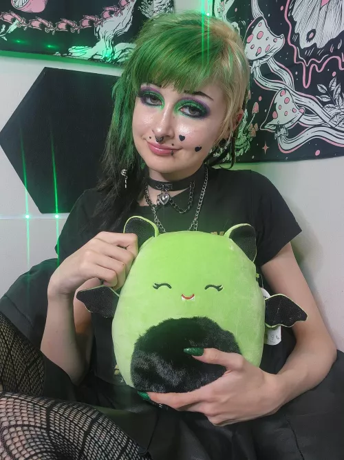 💚Bleached roots and green💛