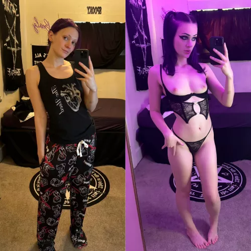 Comfy GF vs give-me-dick GF 