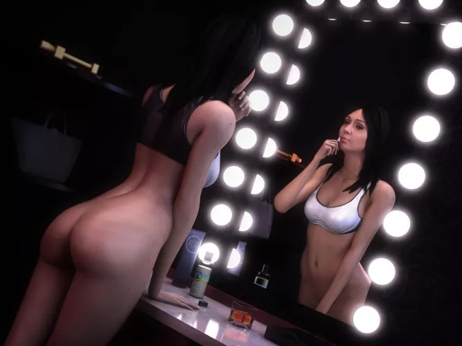 Diana preparing for some fun 