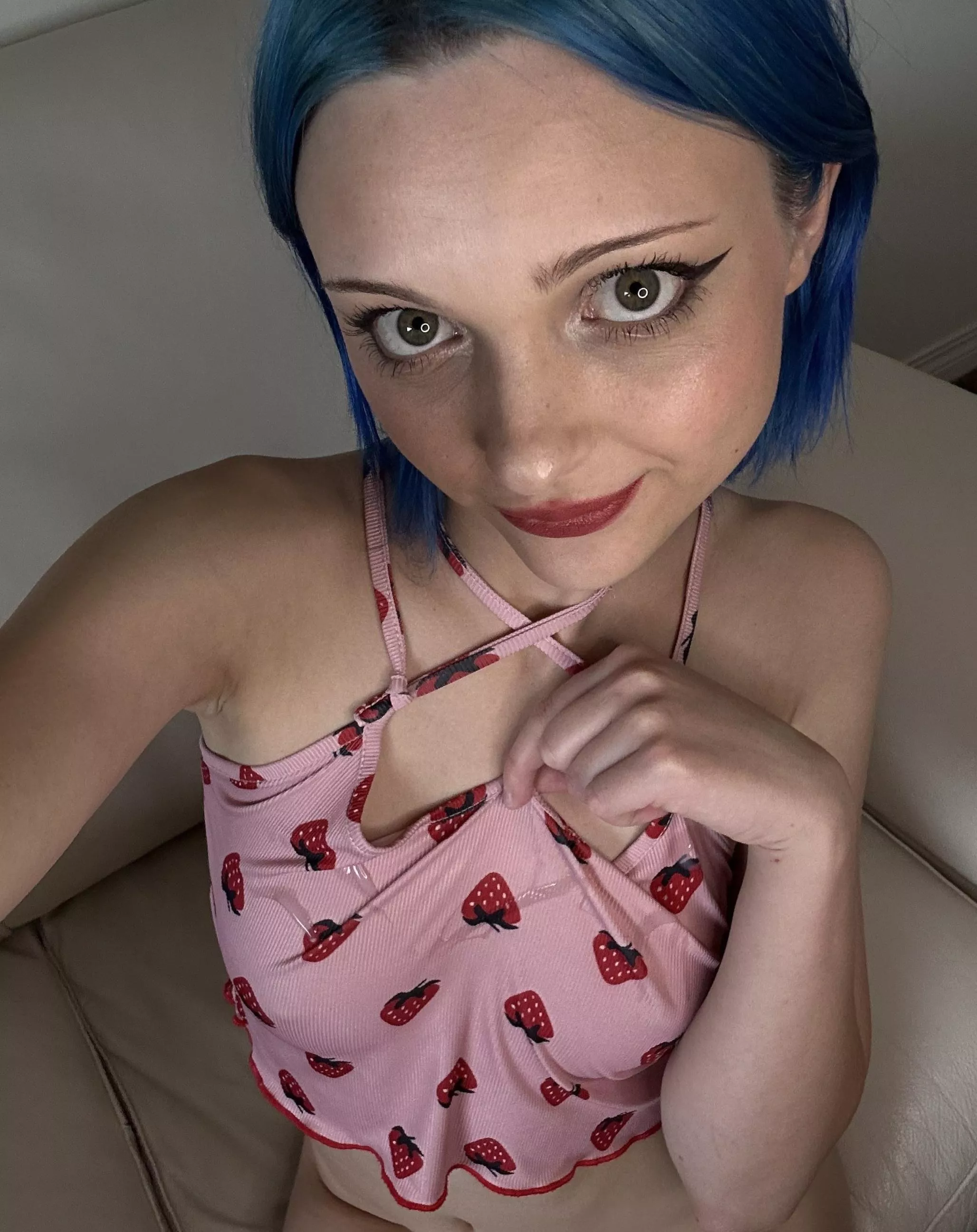 Do you want to taste my strawberry