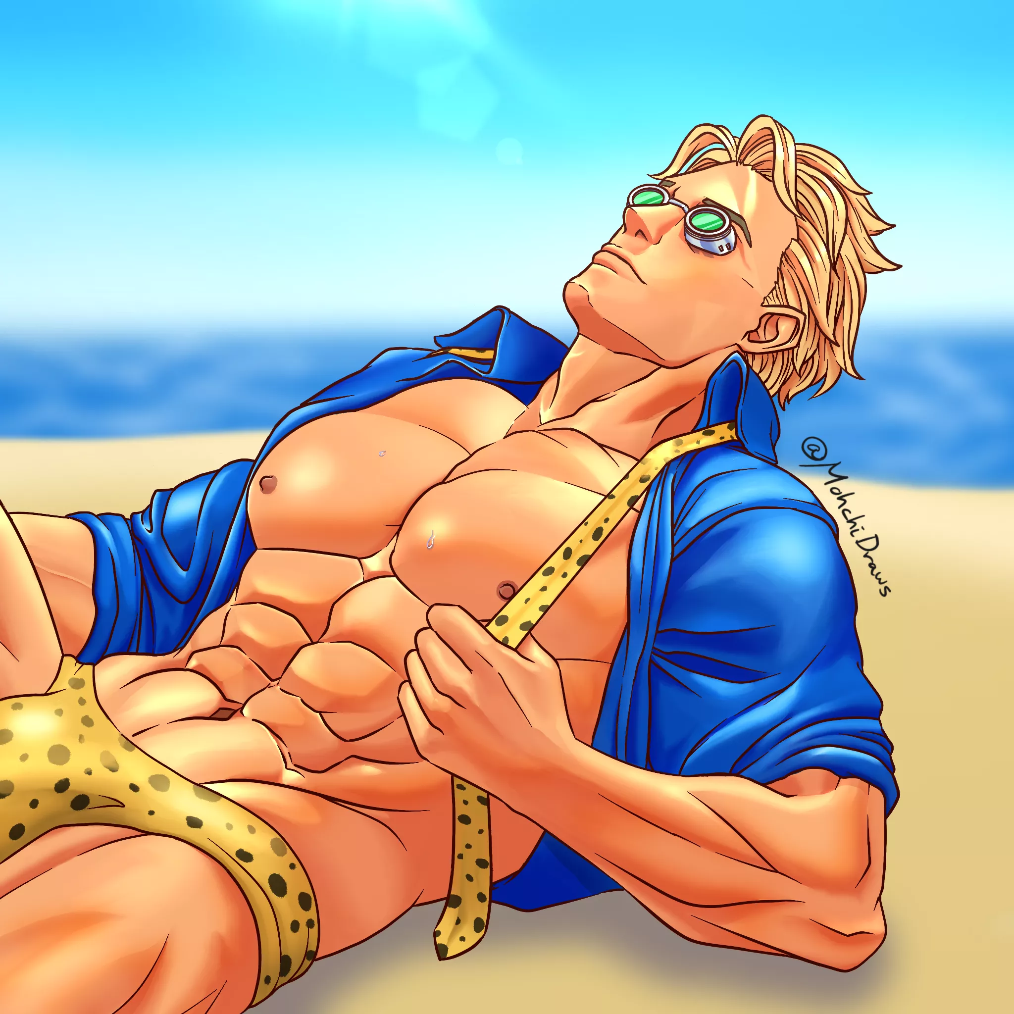 Drew that Nanami (Jujutsu Kaisen) figure (art by me)