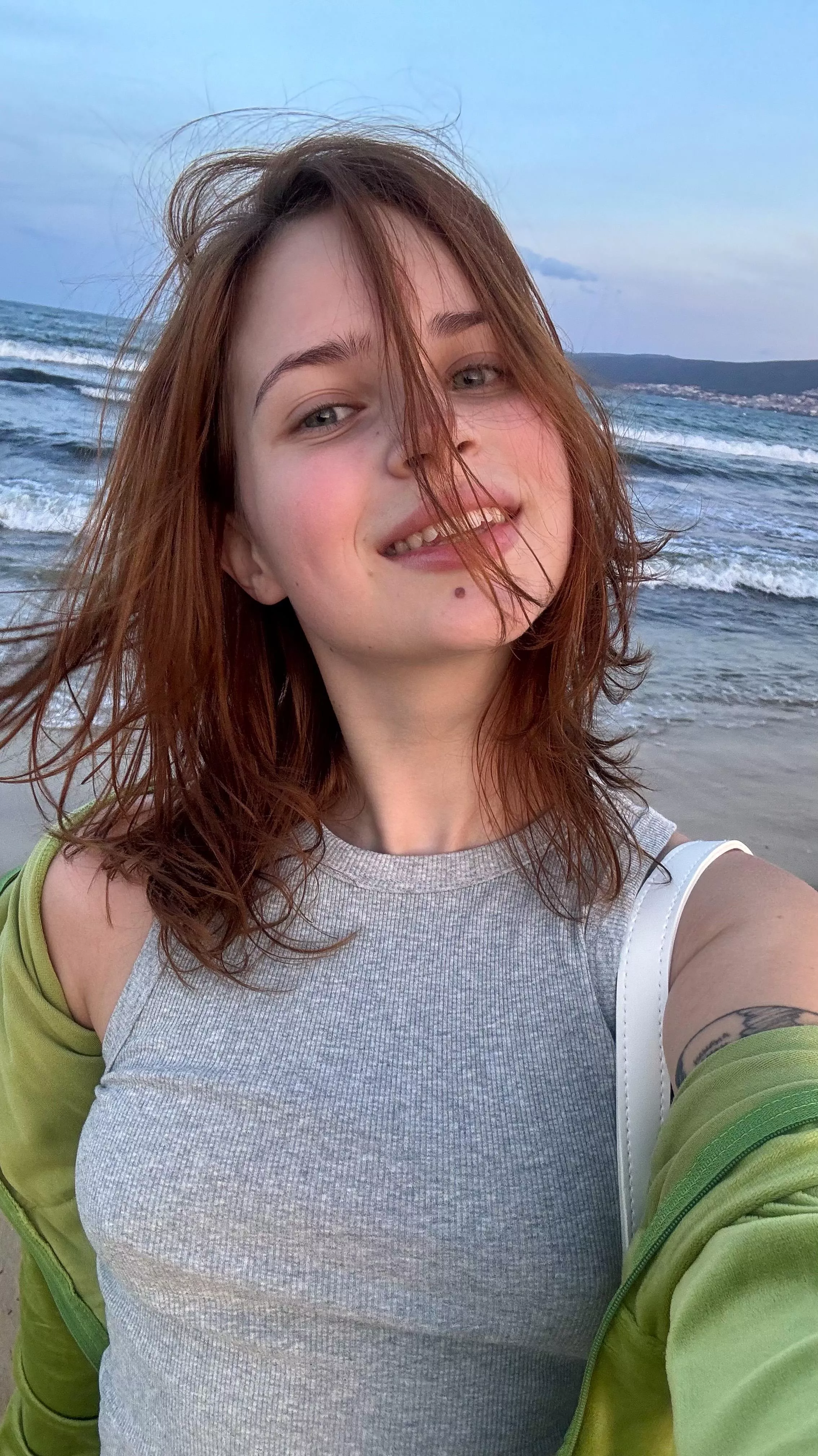 I think it's a crime to walk around the beach in a bra. Agreed? 🤭