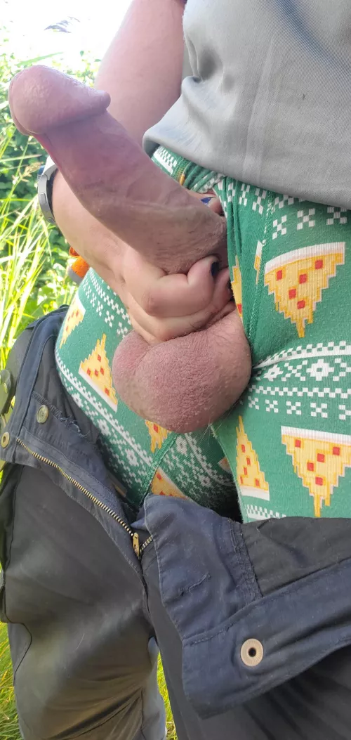 Its Friday and my cock and balls are out