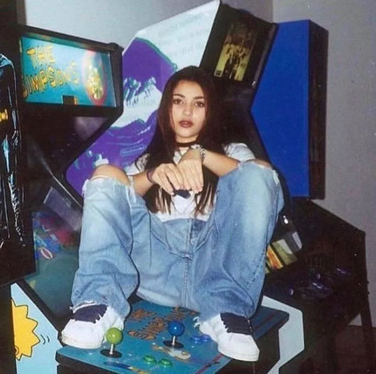 Kim Kardashian in 1993.