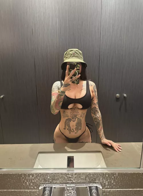 Quick pic before my dip