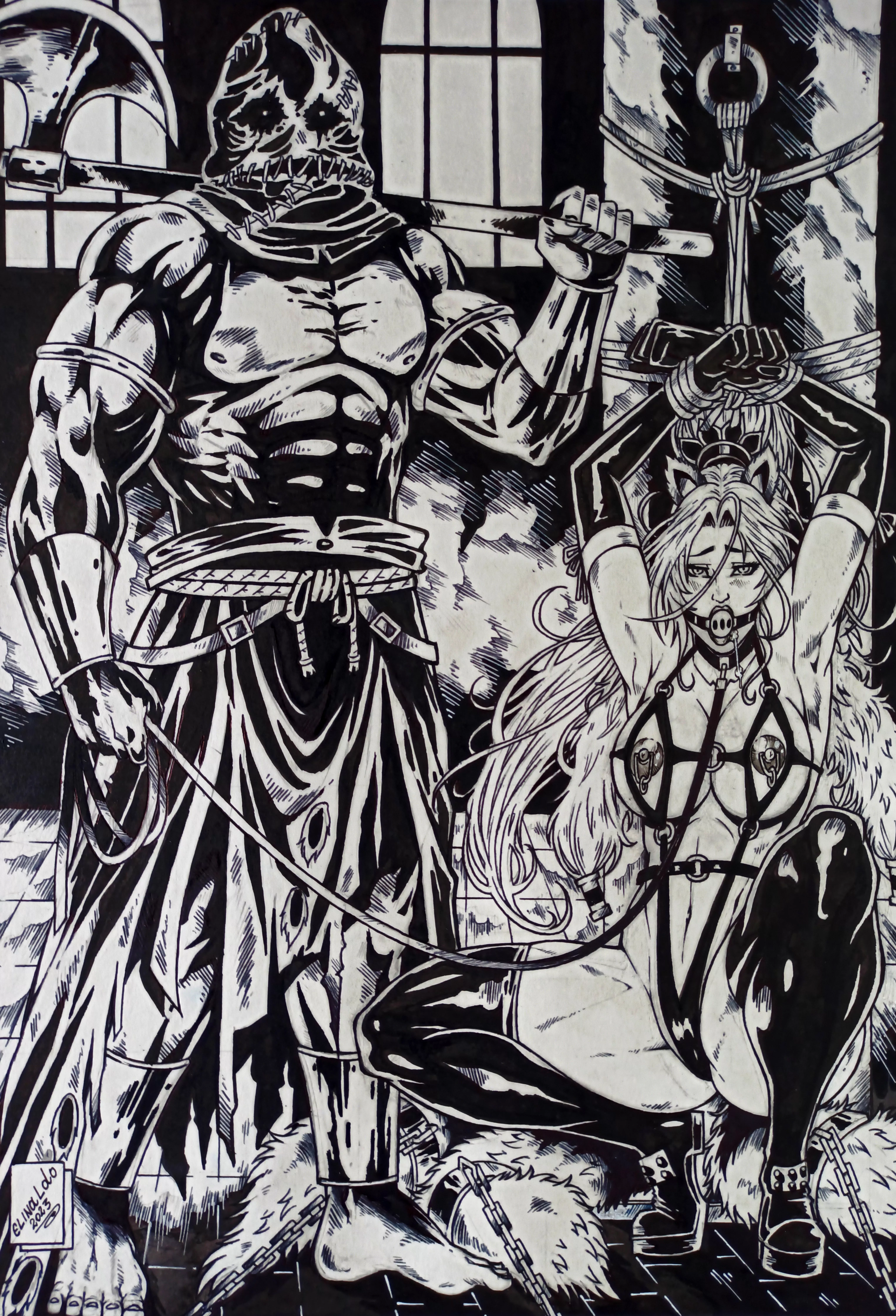 The girl took something she didn't owe from the castle, now it will be used by the servants as payment.