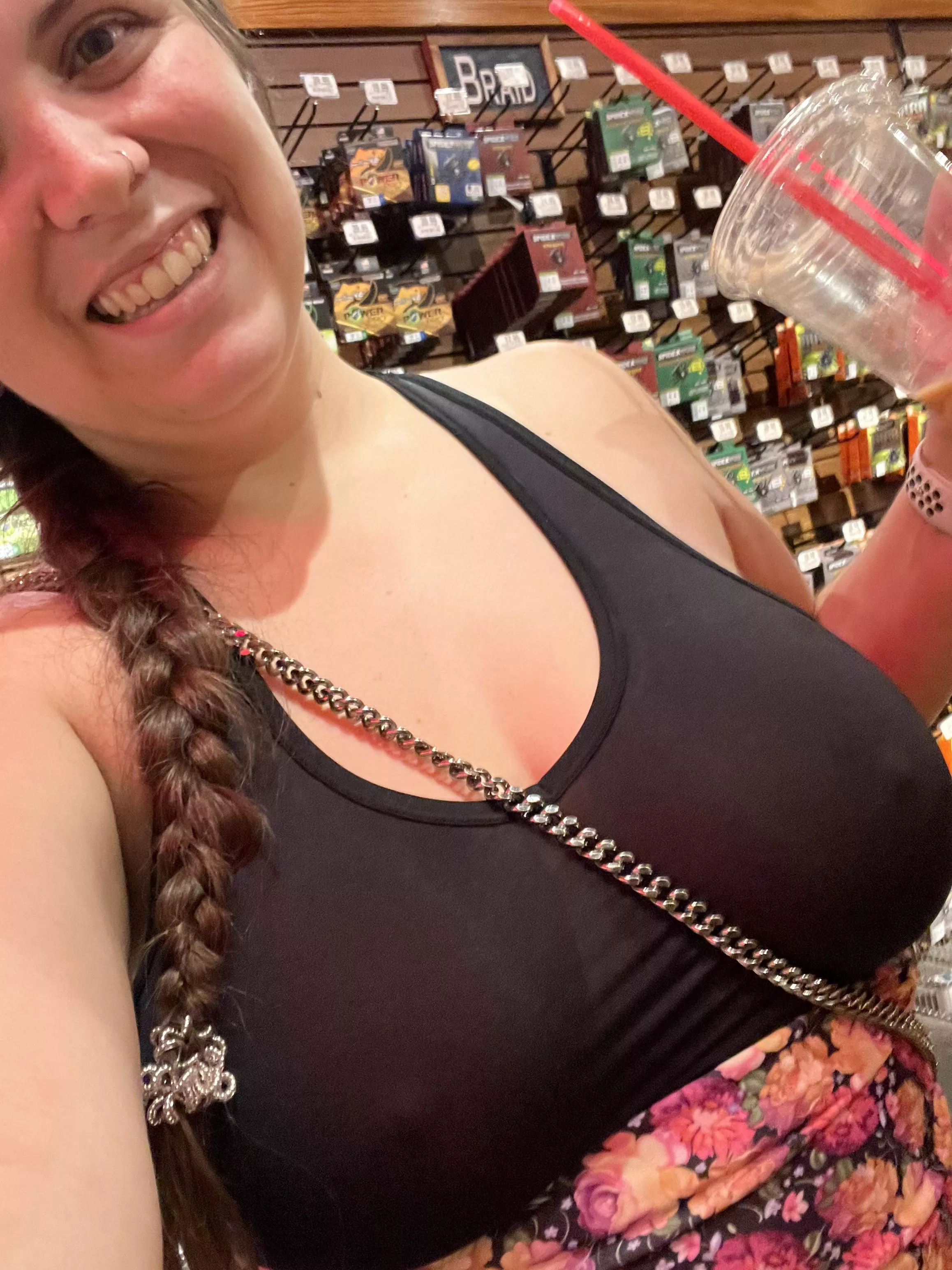 Trying to catch a fisherman at the bait store 