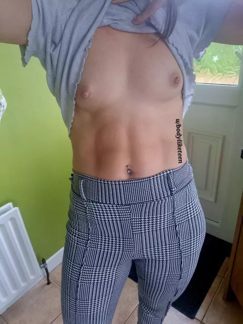 Would you ever date someone with tits this small? ;) 