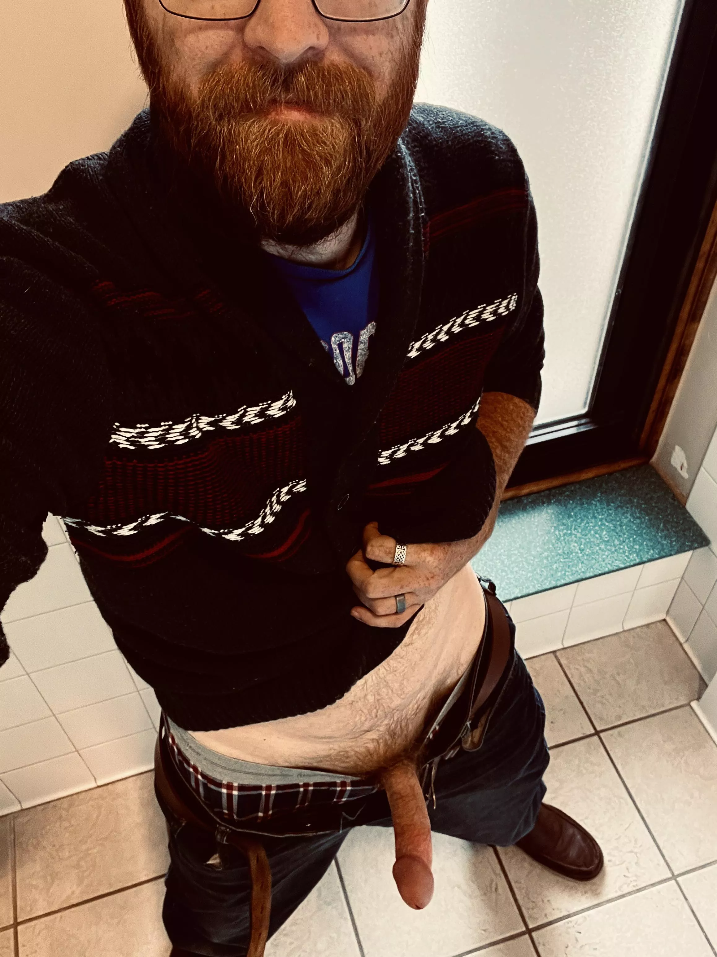 You were being too loud out in the library, so I brought you in here. 