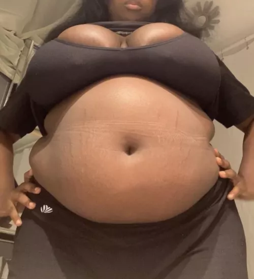 After 24 donut holes and pizza 🫣🥰