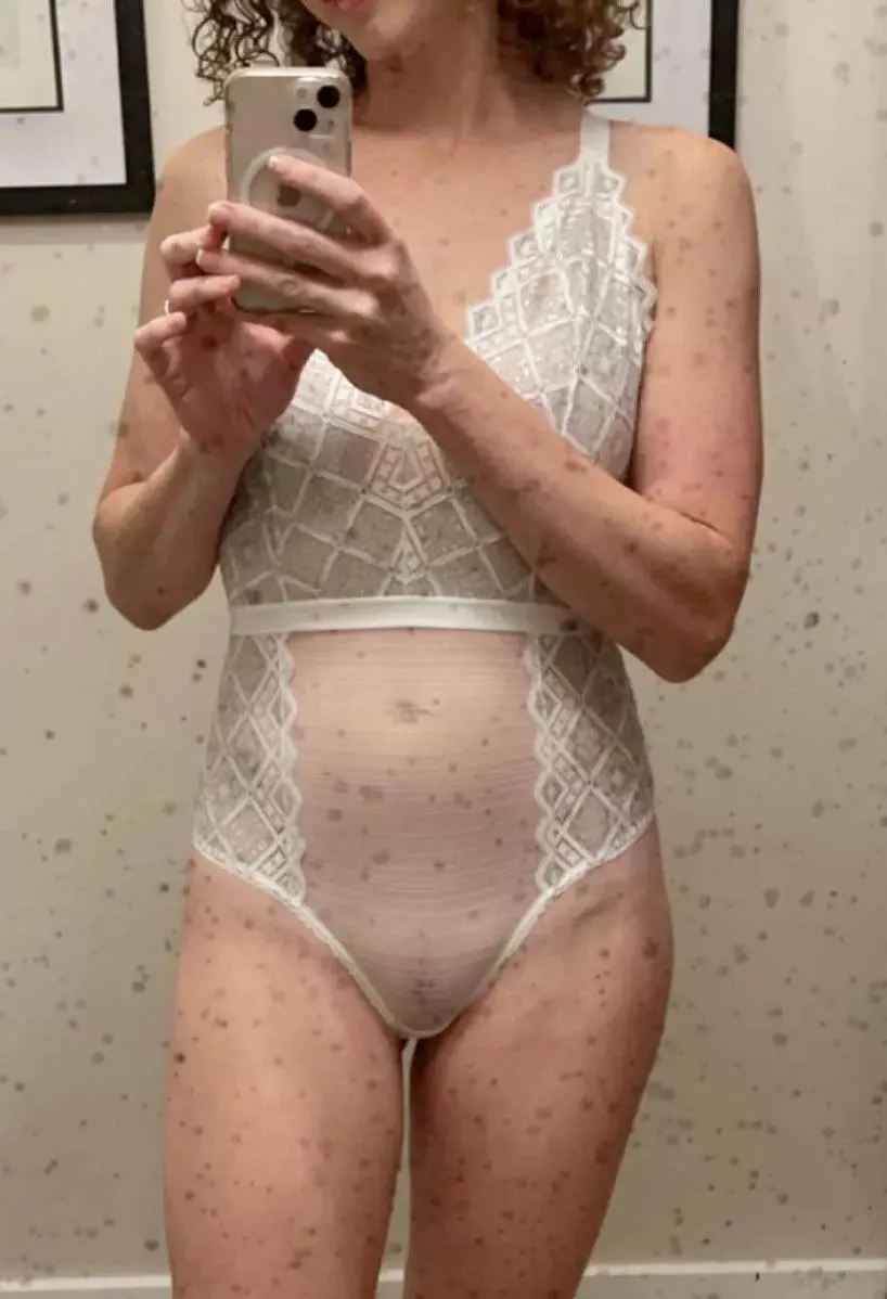 After her newest lingerie purchase?