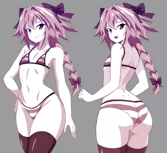 Astolfo's butt and bulge
