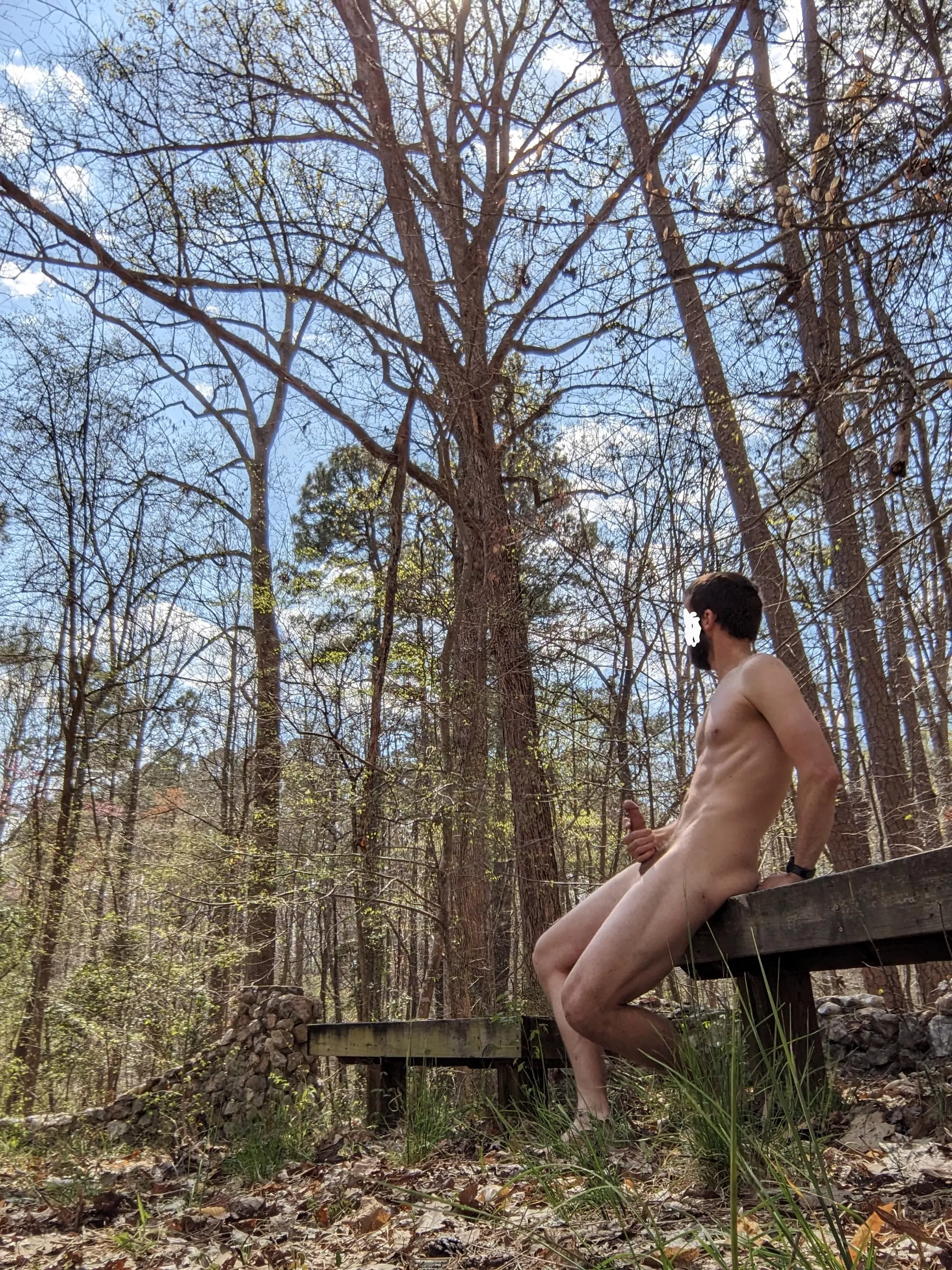 If a dad (36) has wood in the forest and no one is there to see it...