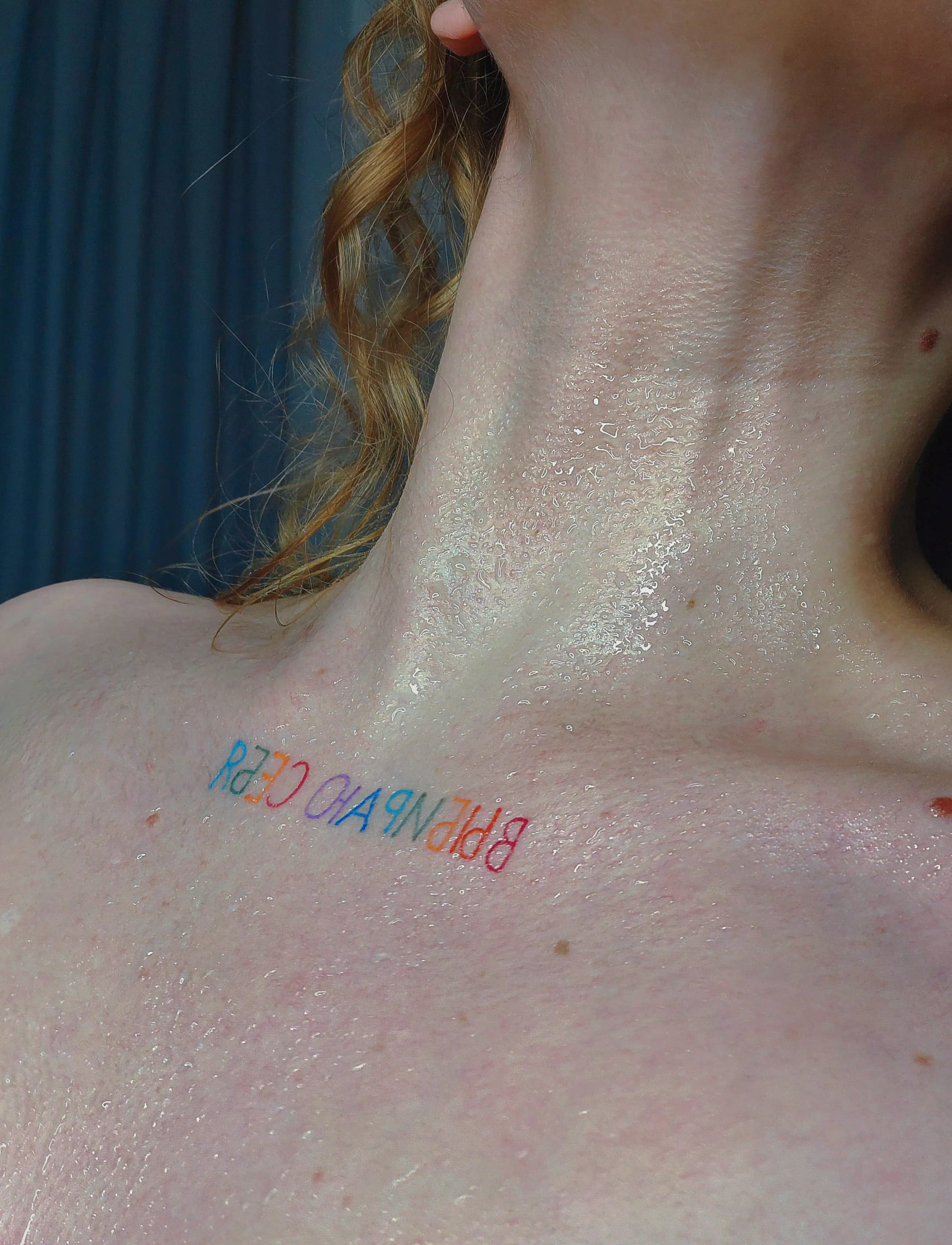 Im a little sweaty from my daily exercise