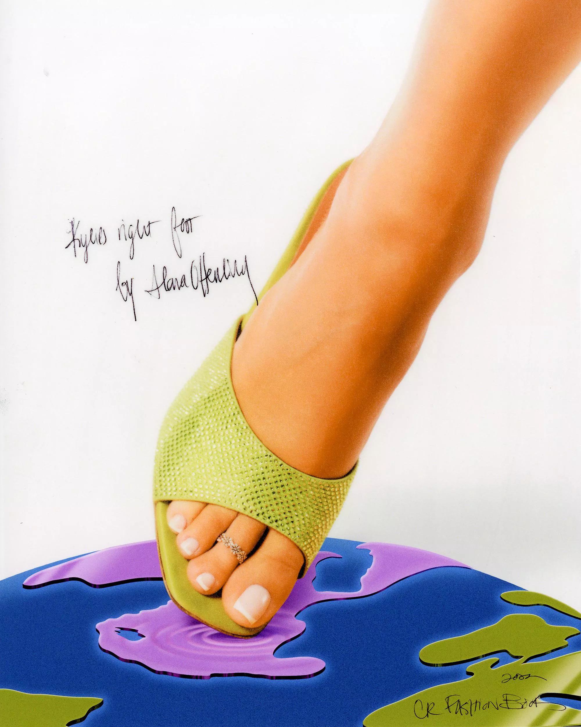 Kylies “right foot” | CR Fashion book | Circa May 2022