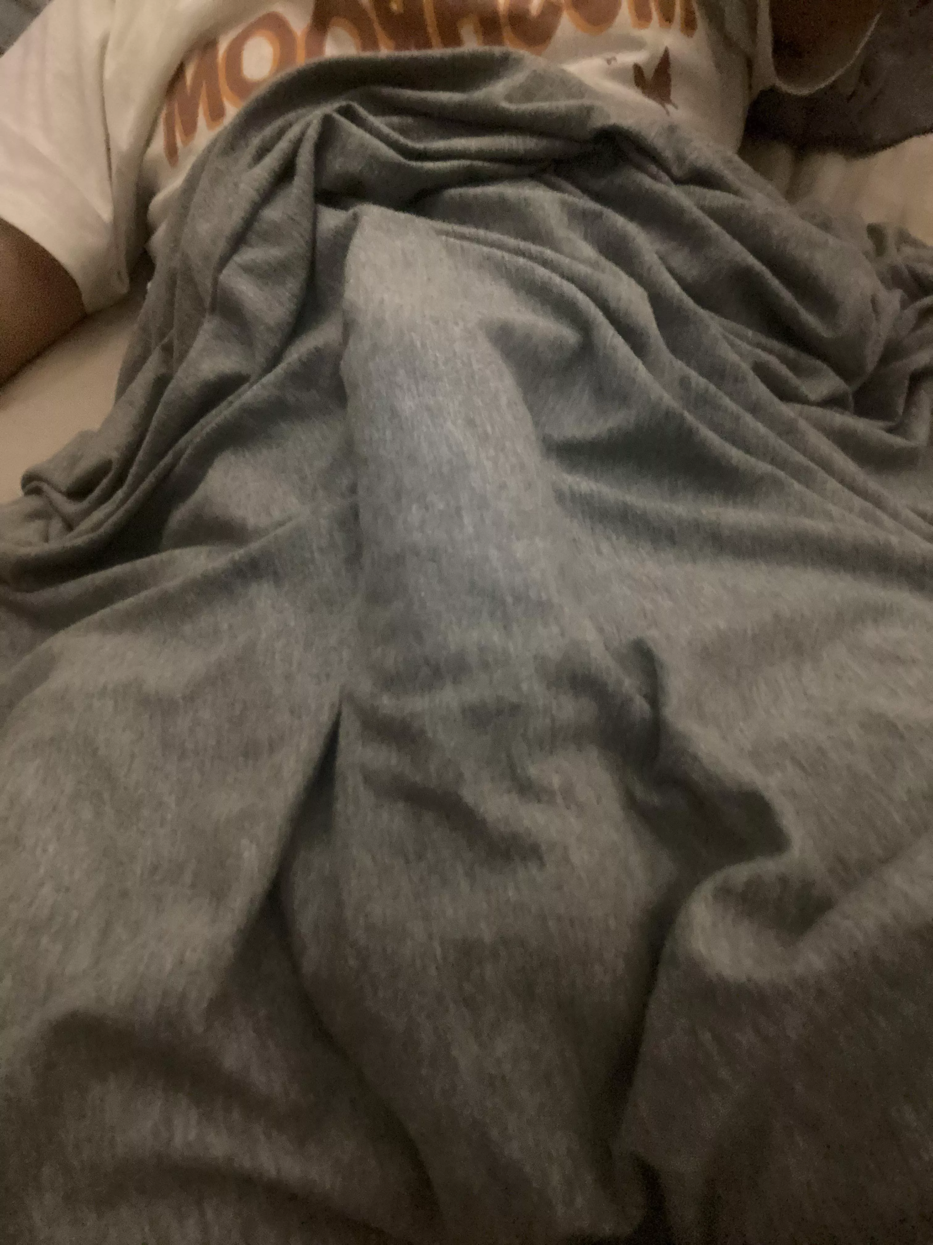 Let me know if you want me to pull the blanket off 