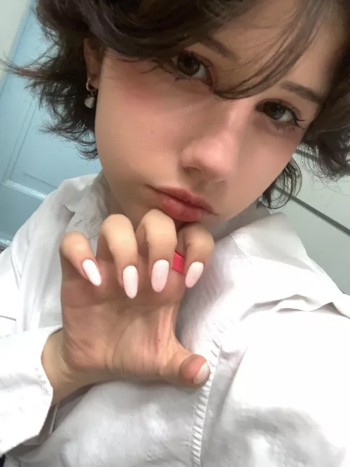 nails done, ur boy is happy