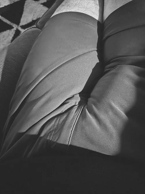 These grey shorts might be a little much. Been catching lots of wandering eyes. 