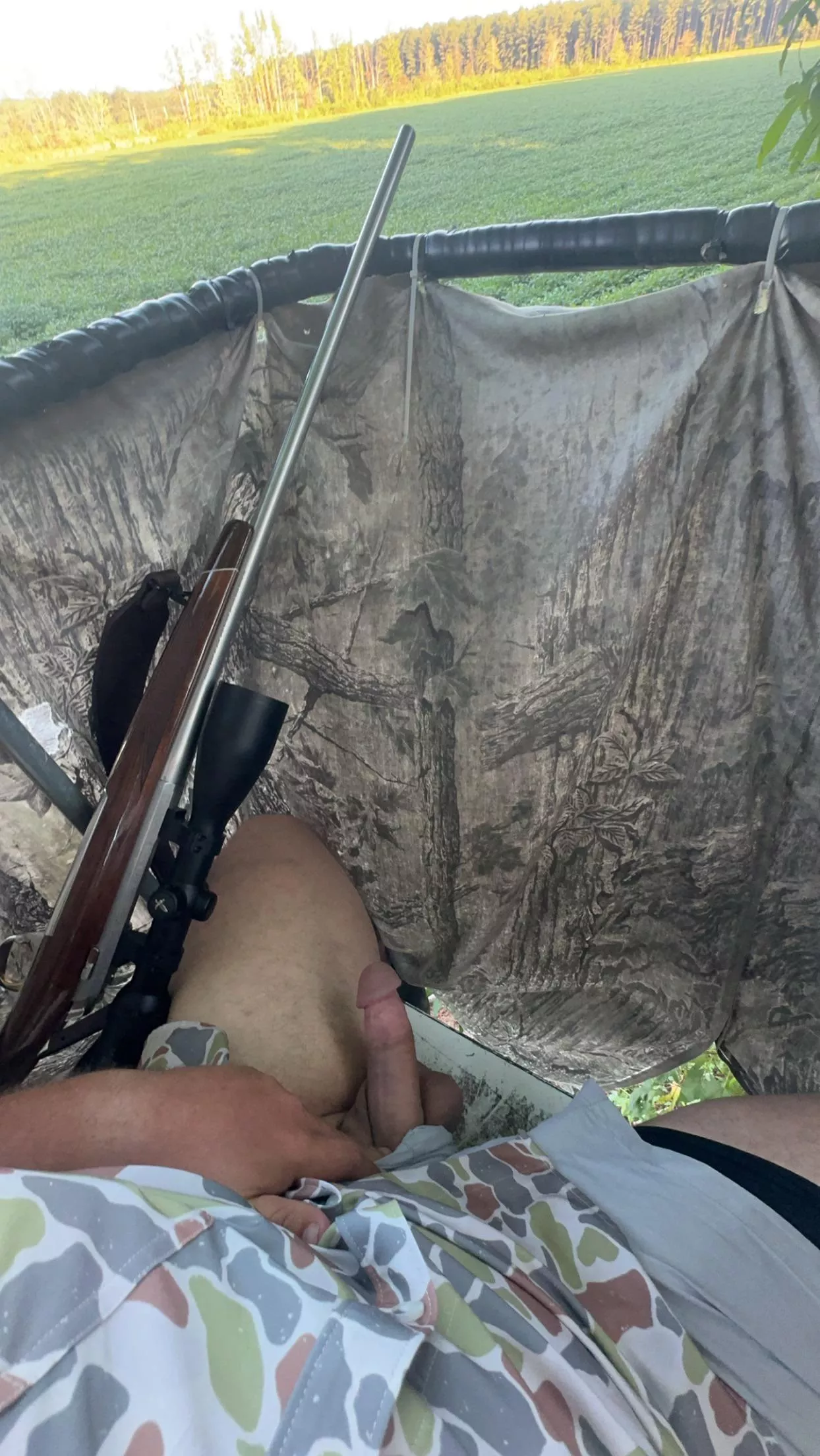 Too hot for jeans in the deer stand. Anyone want to hive me a hand?