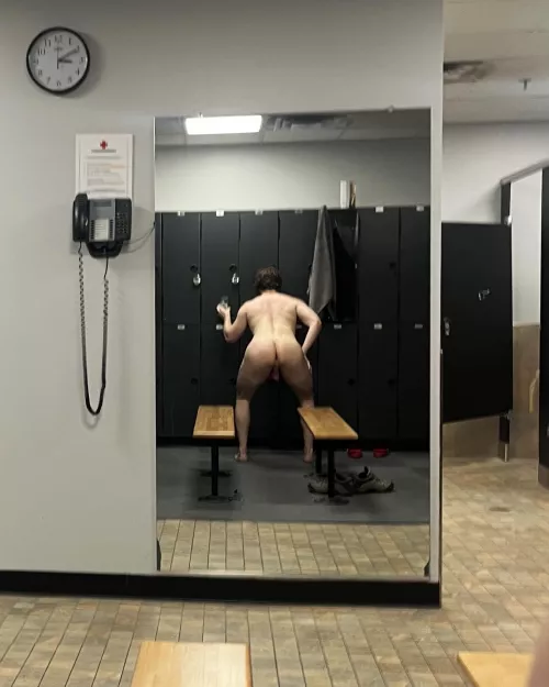What's the first thing you do when you walk in the locker room and see this?