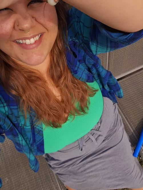 Another beautiful, sunshiny afternoon in the backyard