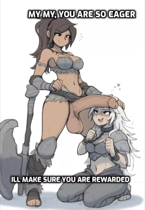 Futa mistress are nice tamers