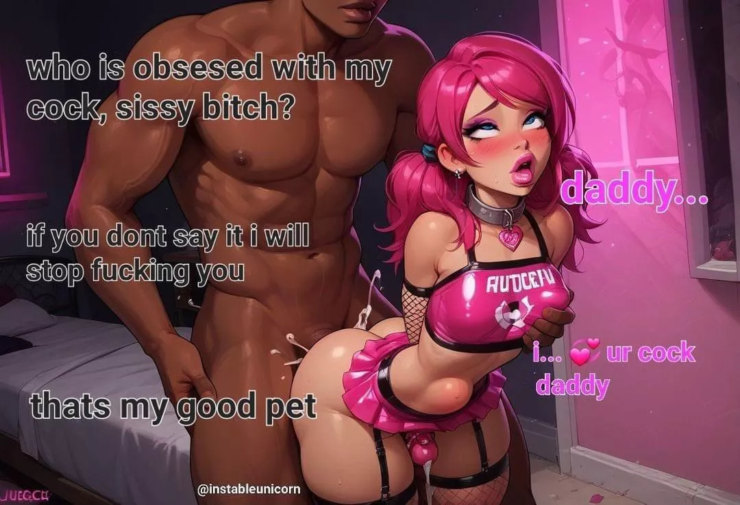 I'm not gay for craving cock, i'm just a caged girl 💕