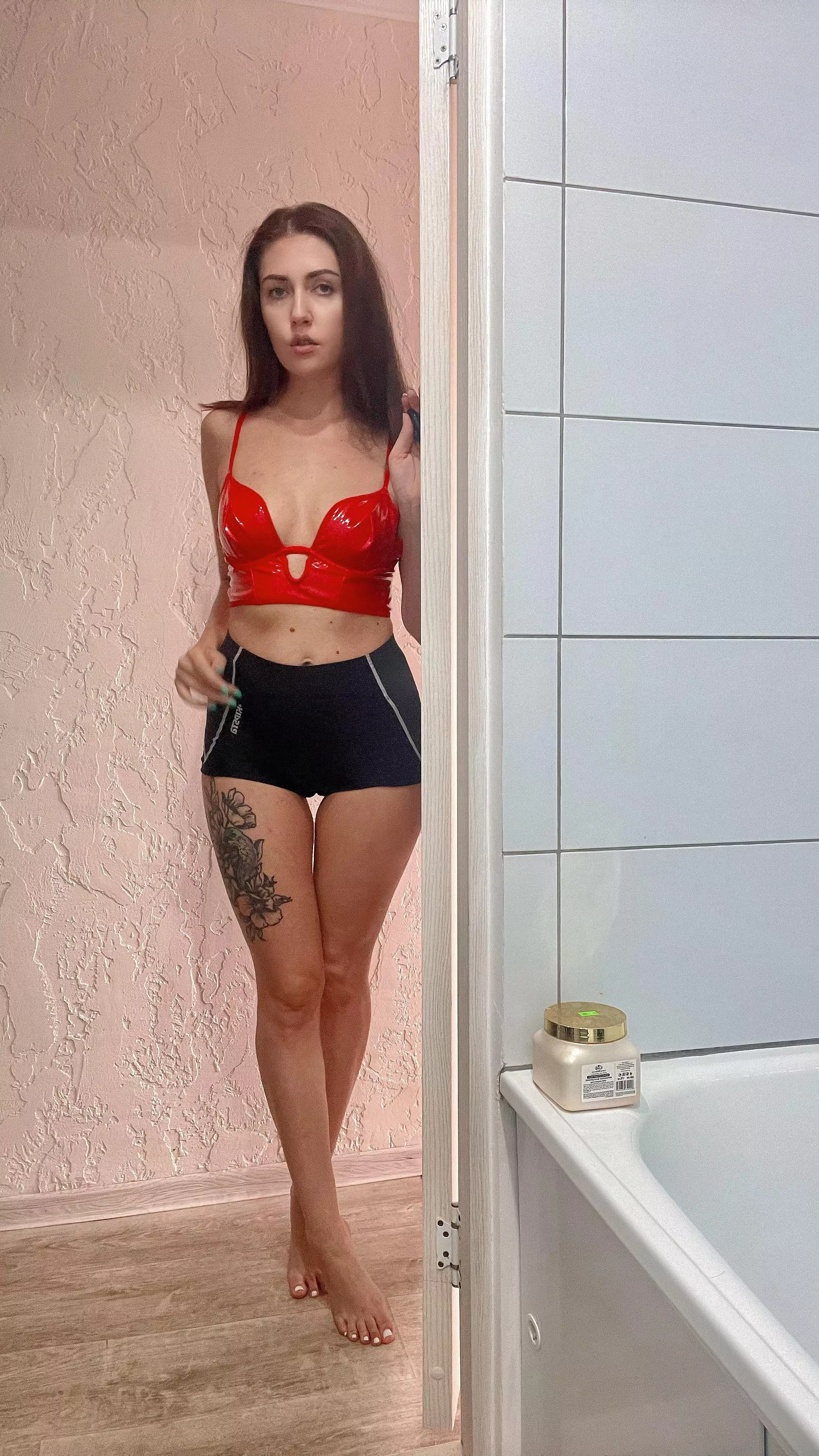 it's just that your nice neighbor is embarrassed to meet you