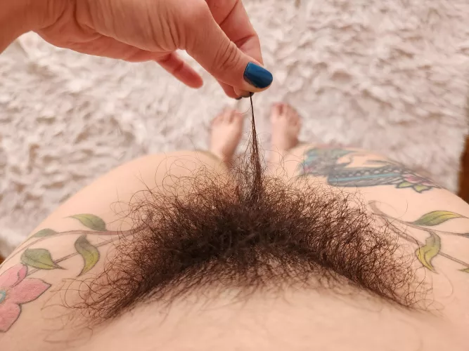 My bush has grown 😋