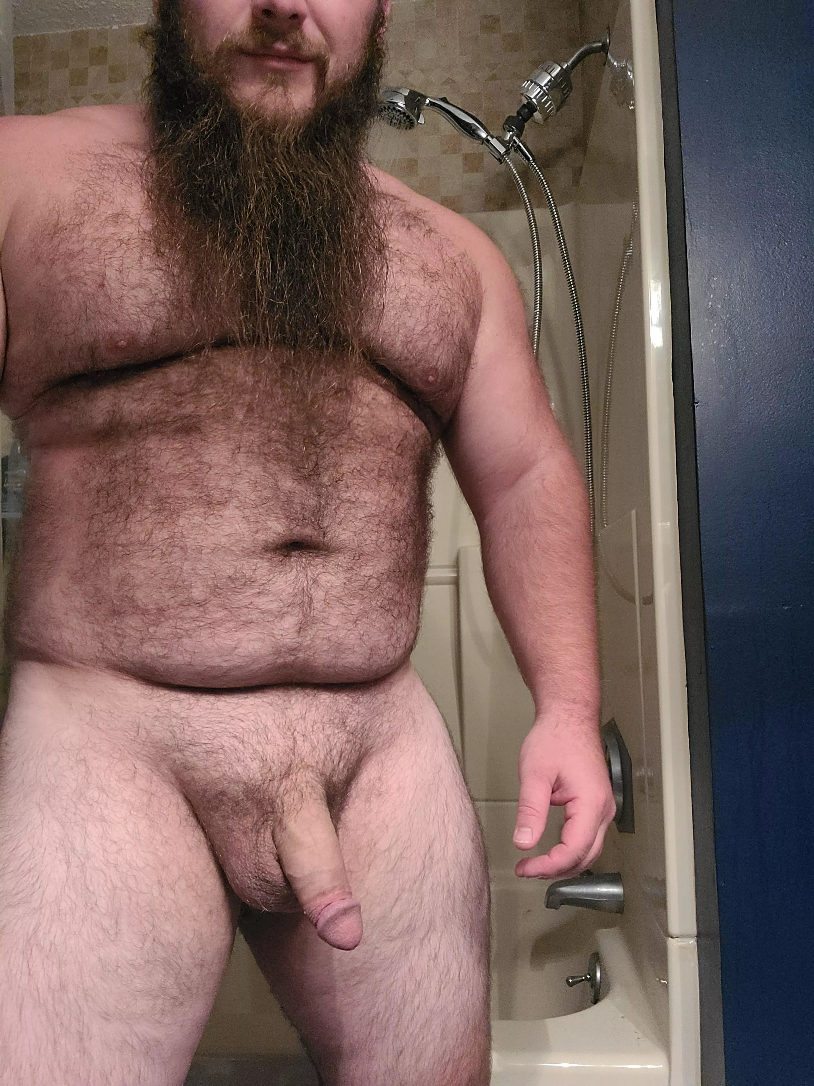 Shower's warm, you coming?