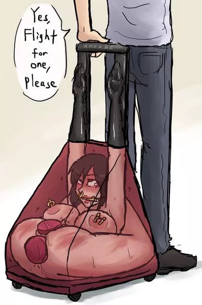 Stop moving slut or we’re going to miss our flight 