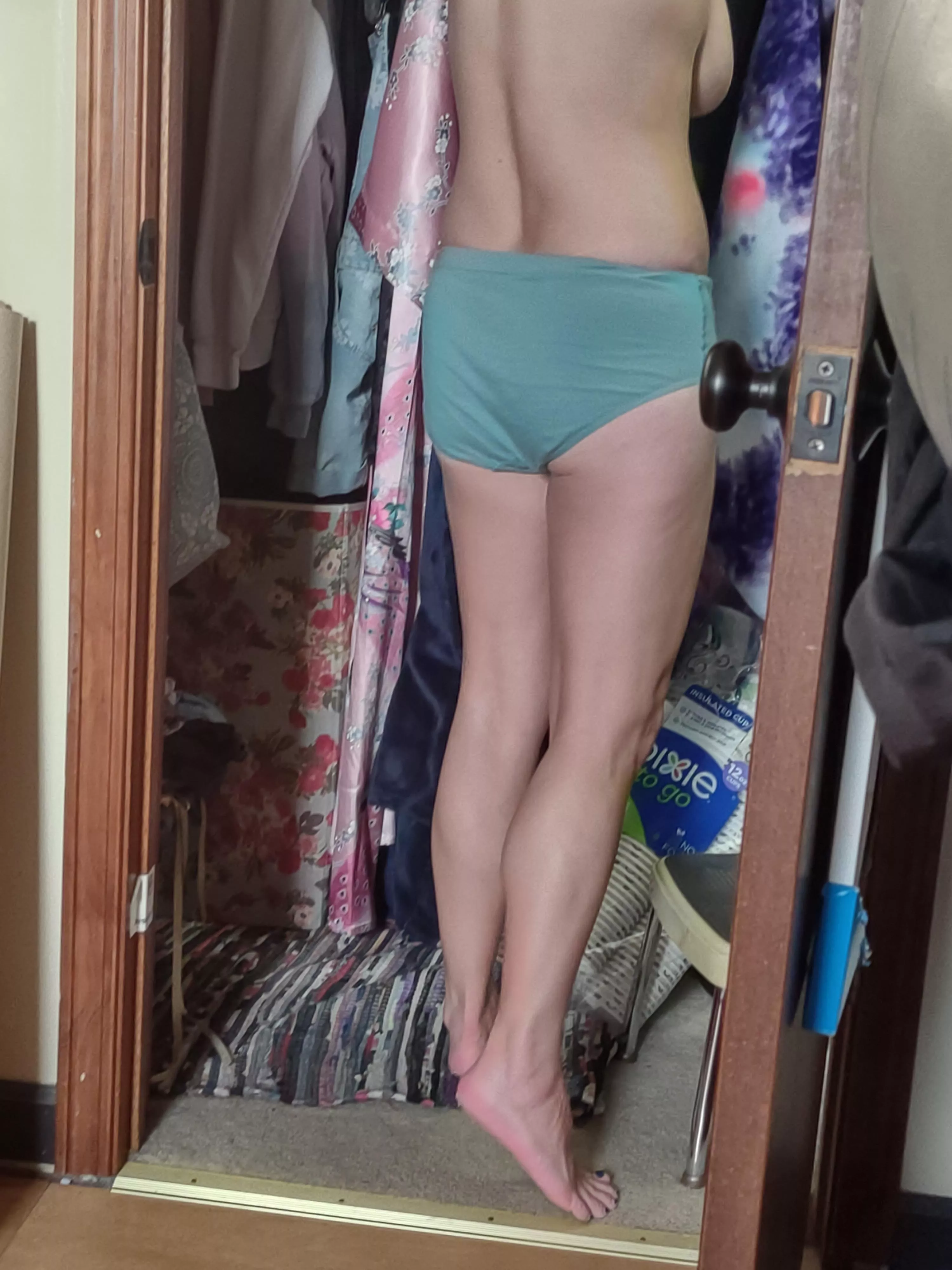 You just because she wears a full cotton bottom doesn't mean she is not kinky 