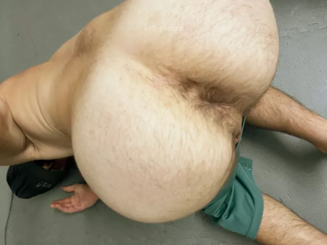 I was told my ass would look good with my knees on the ground