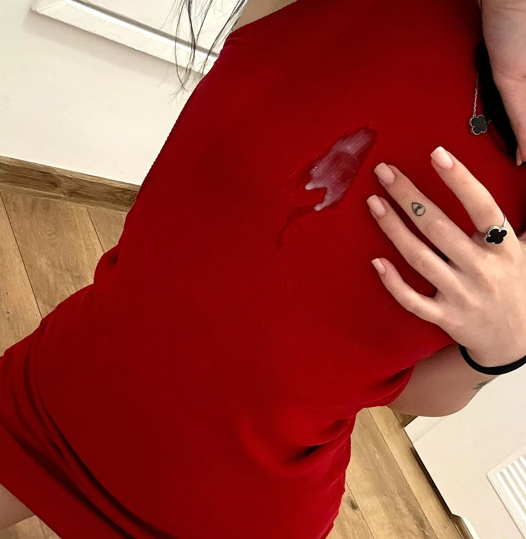 Semen on my dress is the best thing to see