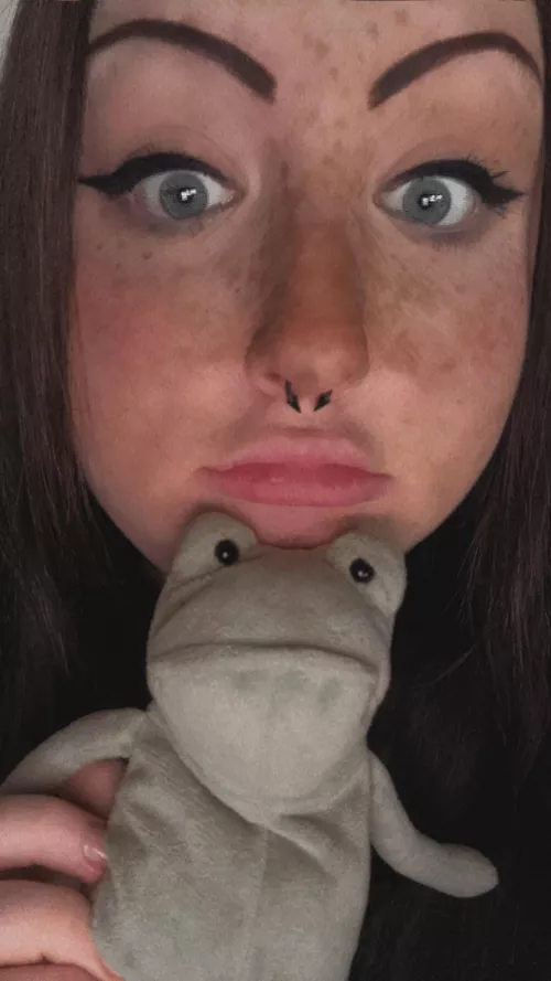 Silly selfie w my bestie Fergus trying to cheer myself up! 