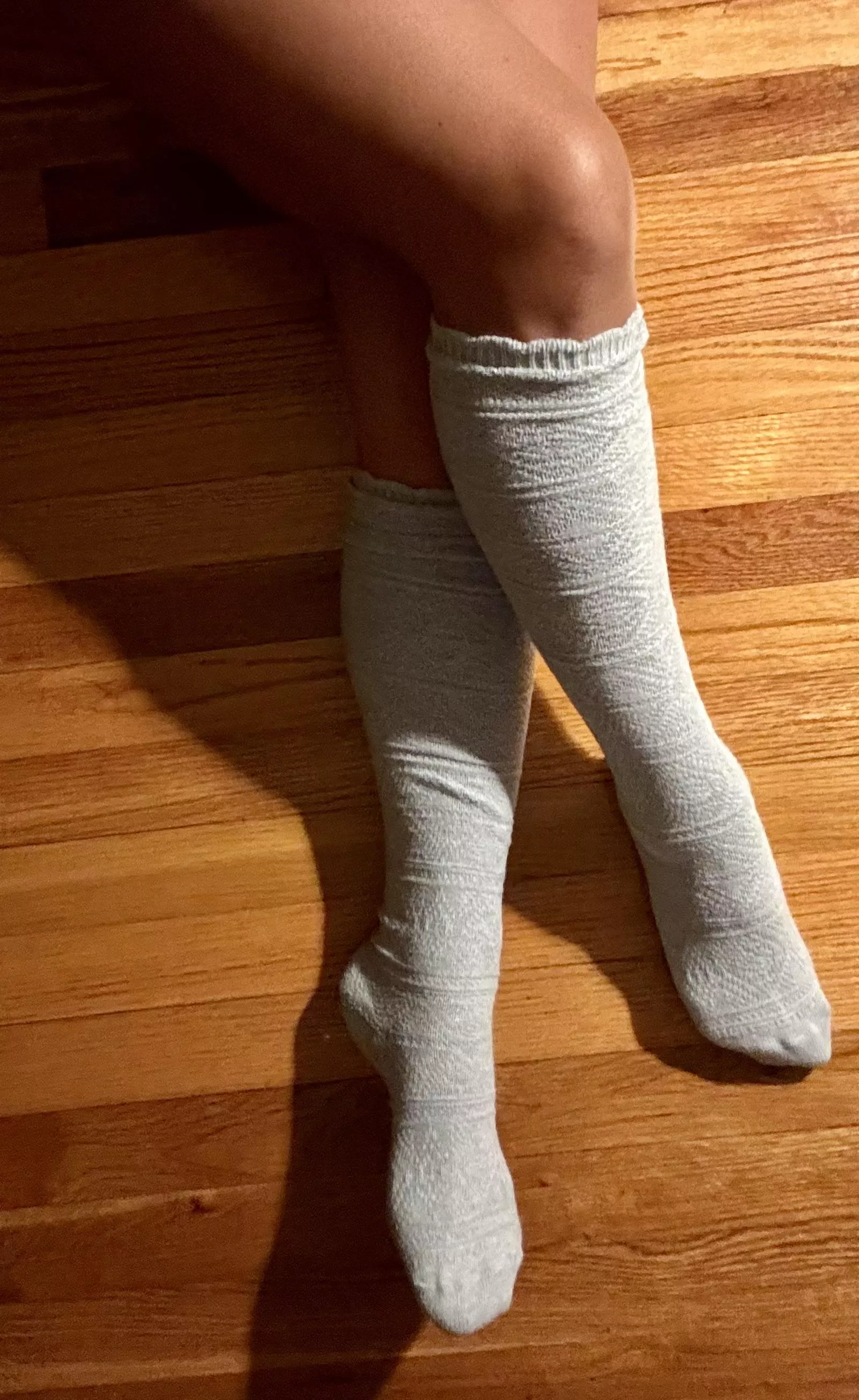 Staying warm on this cold and rainy night 