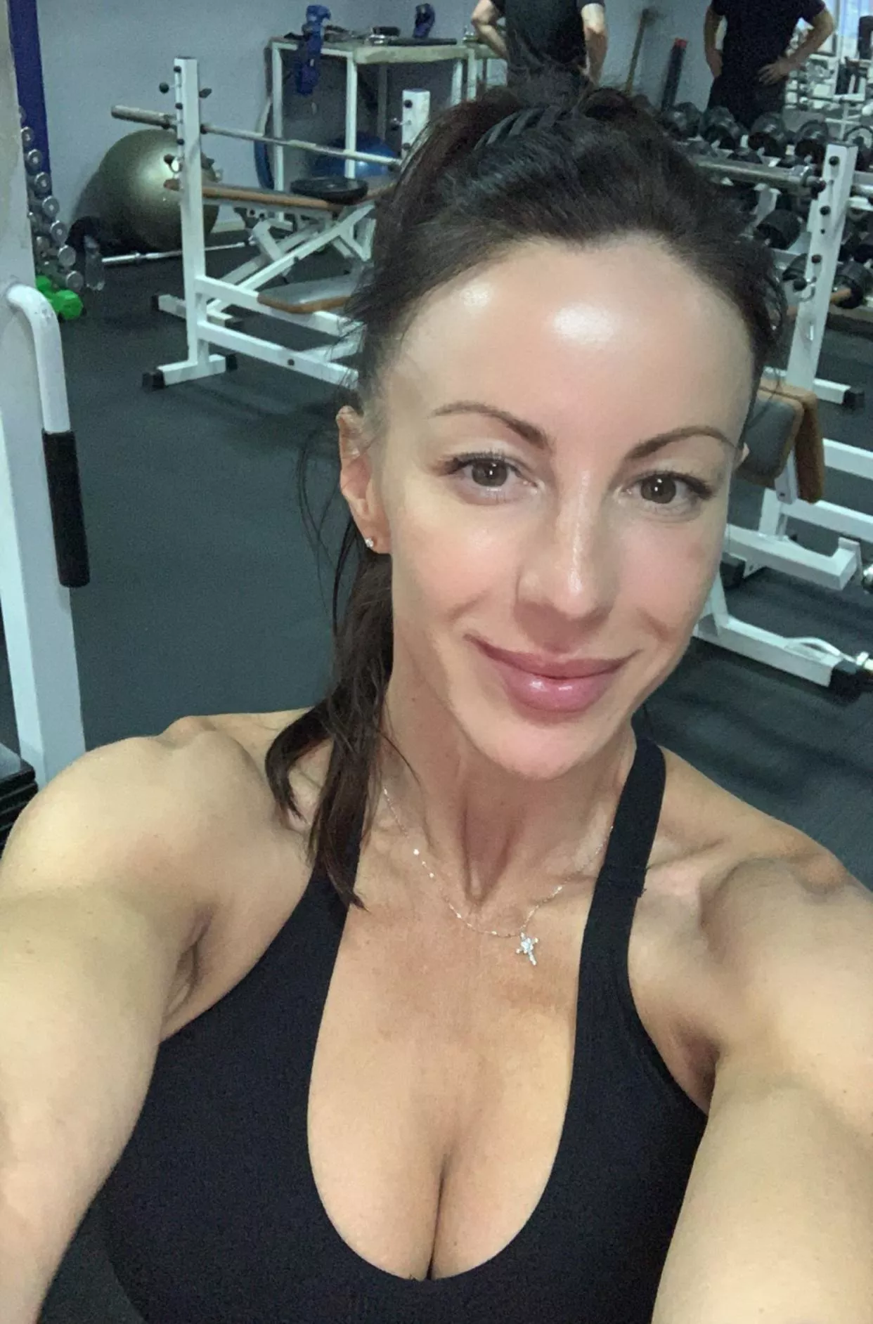 The guy behind has no clue I'm not wearing panties