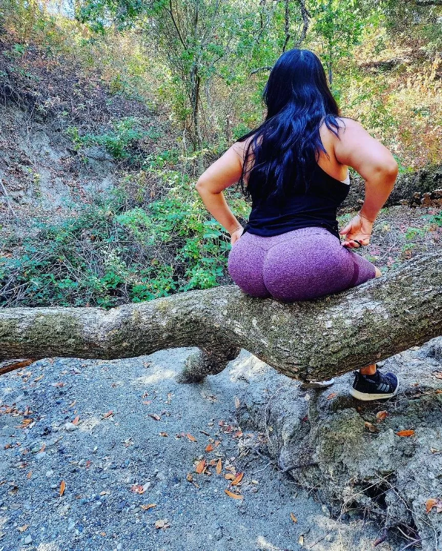 Time to sit after such a long hike.