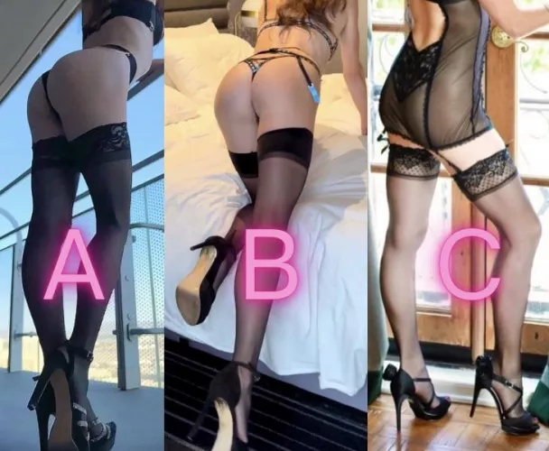 Which shot of my legs is your favorite?