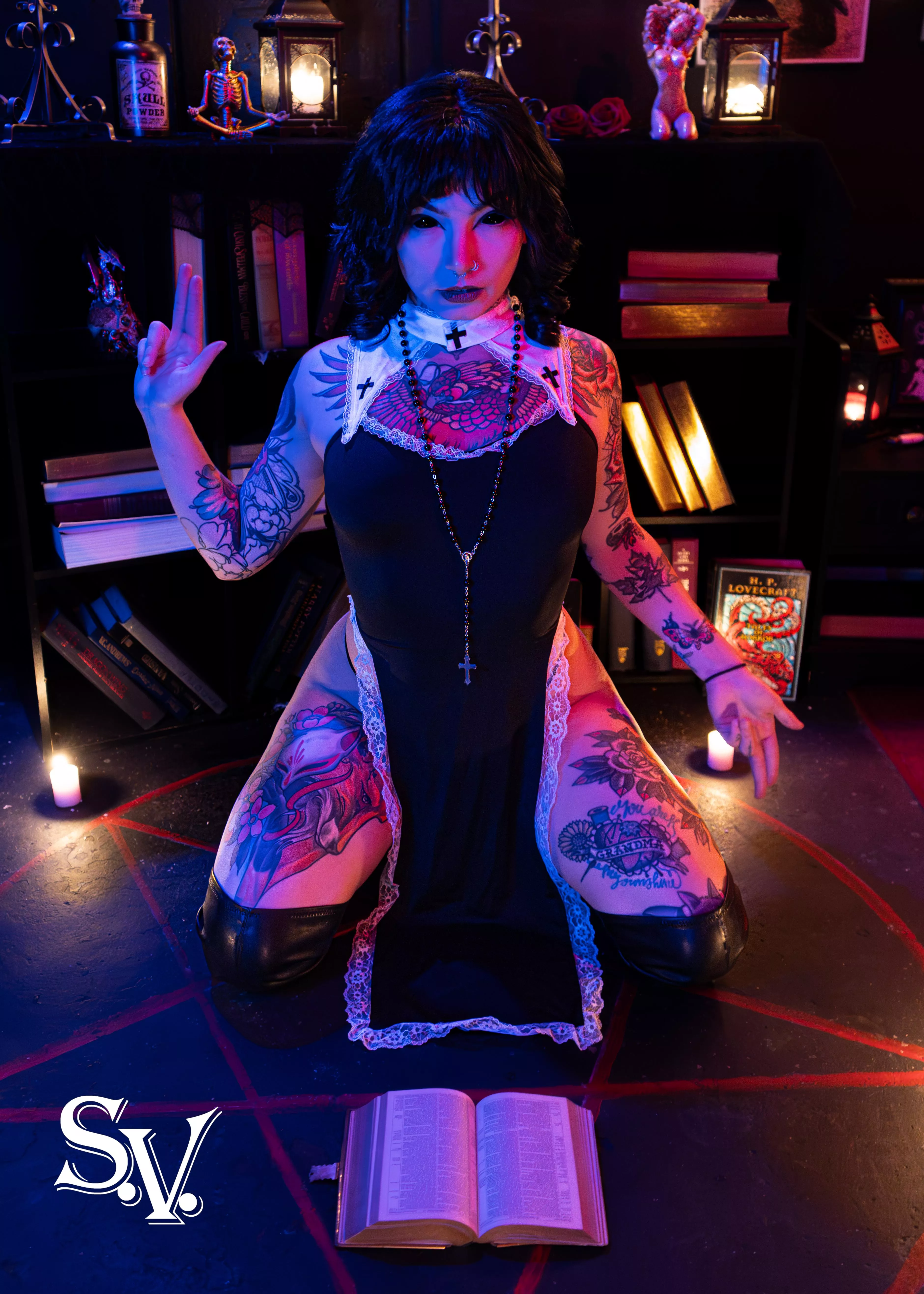 Evil nun by Fox/self