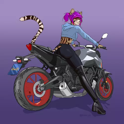 For the motorbike's lovers (Art by me) Comms Open