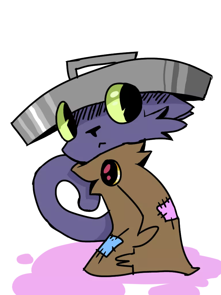  I do this smoll silly cat asume something about him :3