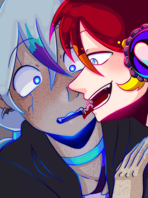 {Image} If you bring a snack you have to share (Art and Sonas by MystyCalypso)