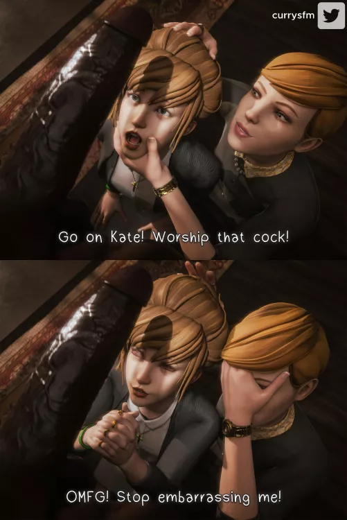 Kate takes Victoria's instructions too literally (currysfm)