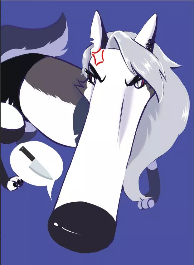 Let me bite you (art by me)