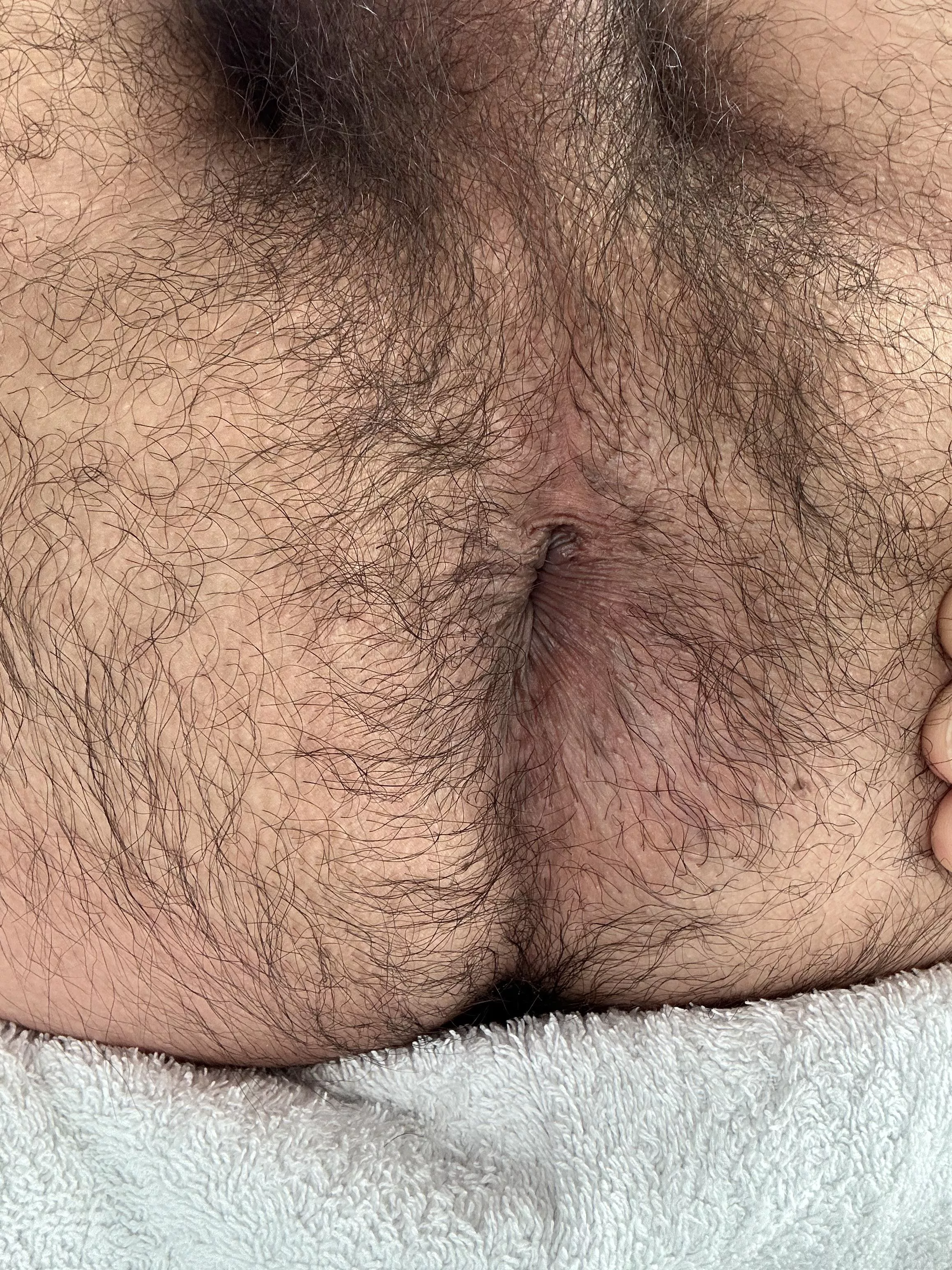 Ripe hairy man ass