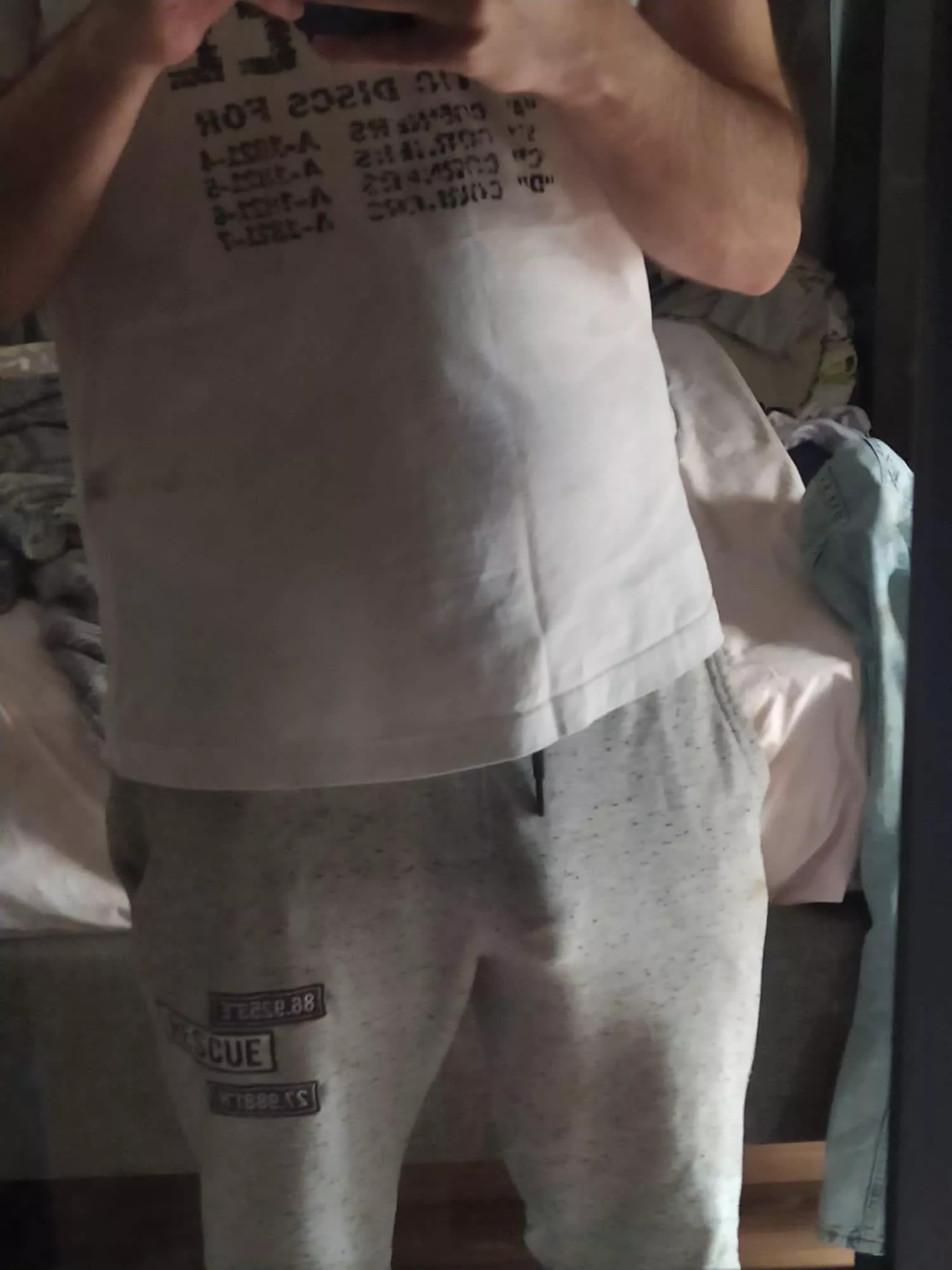 Cas.hier at the store couldn't take her eyes from my bulge today (27)