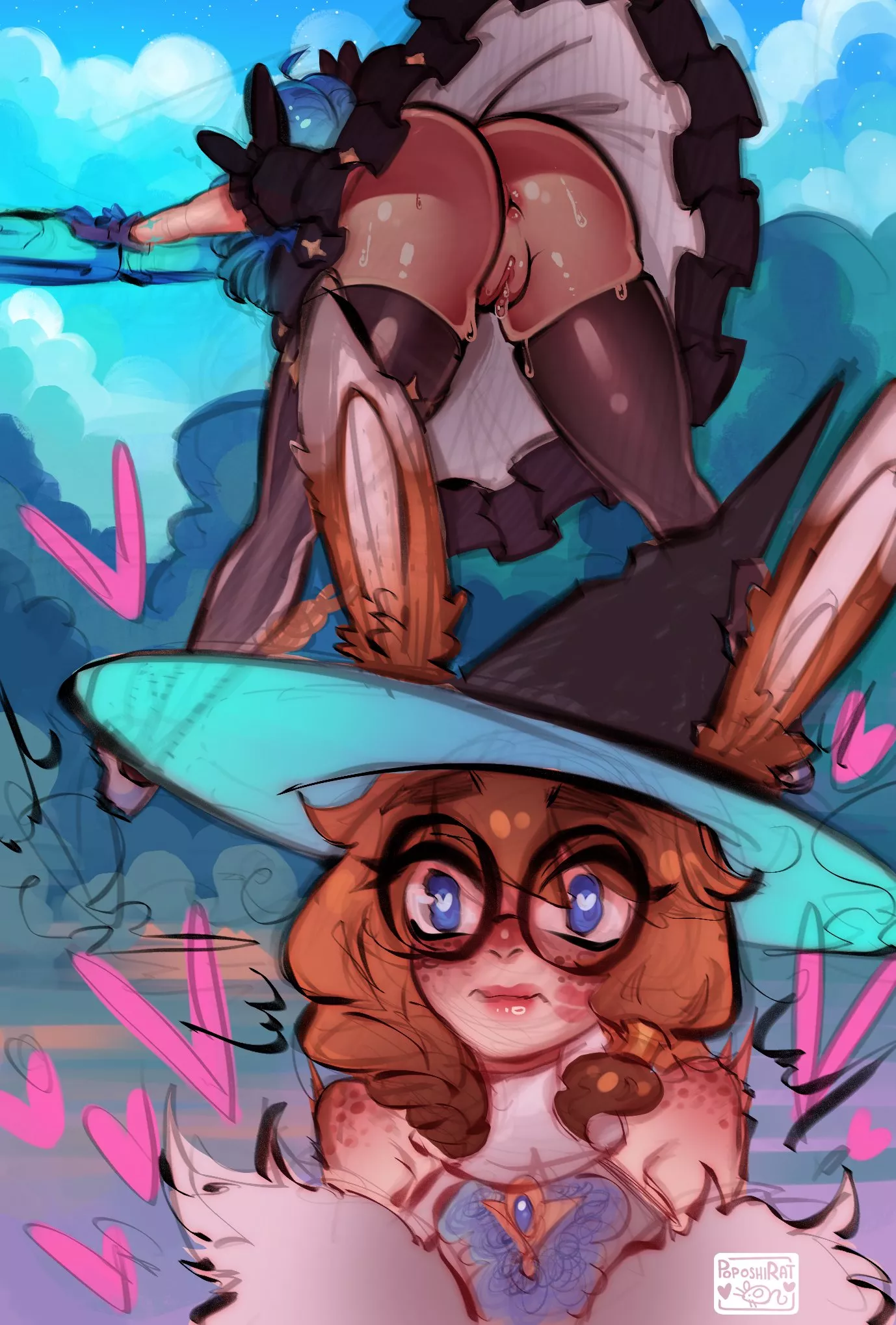 Gwen using her Q for Aurora ( Poposhirat )