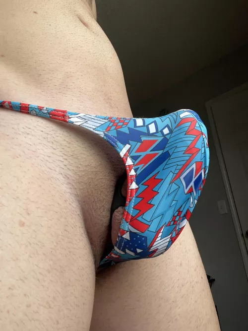 Having a *hard* time keeping it in. 