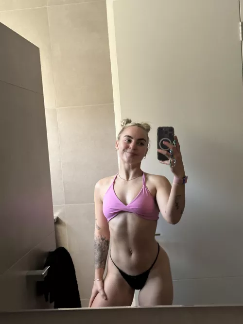 I hope you want to run your tongue over my belly button